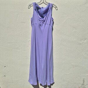 90s/Y2K Style Silk Flowy Maxi Dress Gown Size 14